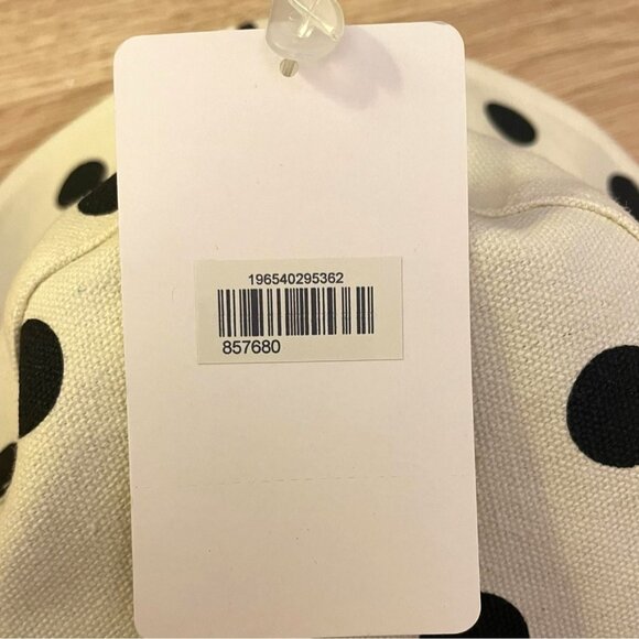 Bon Voyage Kid Size Polka Dot Bucket Hat Cotton Canvas Sunhat Beach Summer Pool - Picture 7 of 9